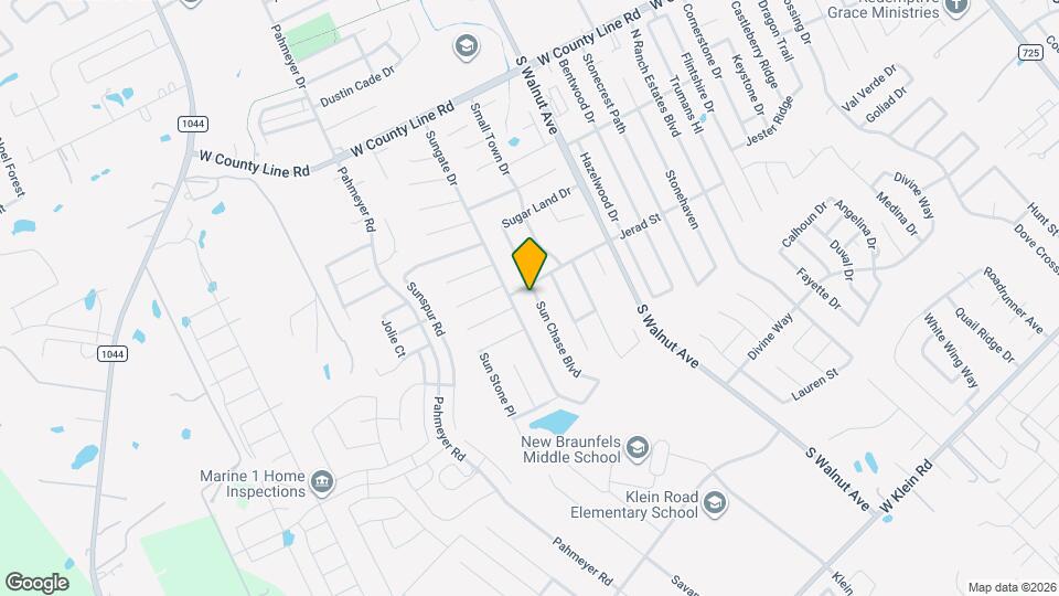 2214 Sun Chase Blvd Mapa y Detalles de la Ubicación