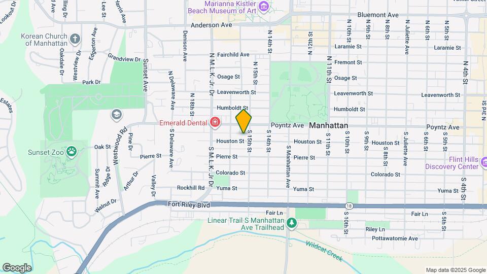 1510 Houston St Map and Location Details