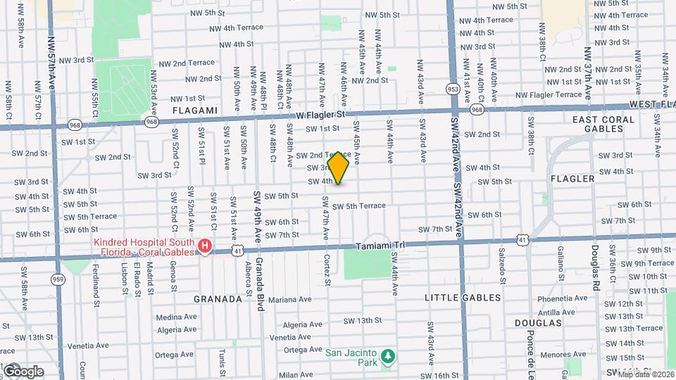 4601 SW 5th St Map and Location Details