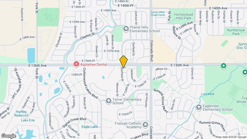 13540 Garfield St Map and Location Details