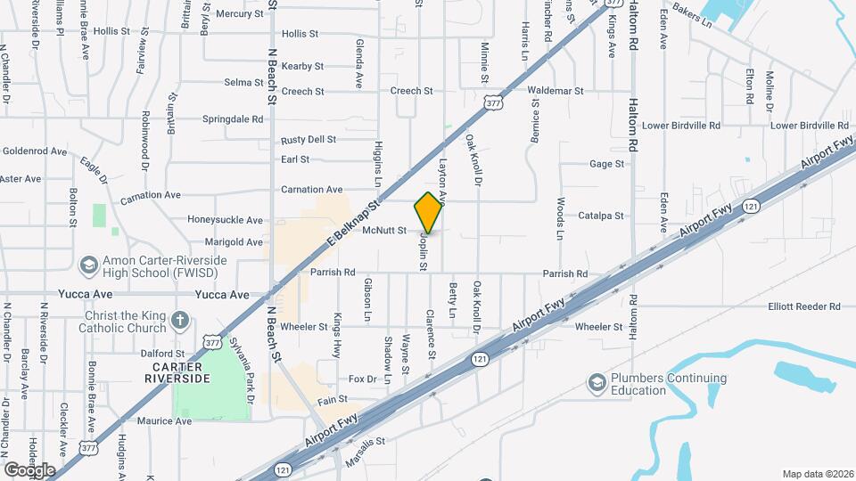 1410 Joplin St Mapa y Detalles de la Ubicación