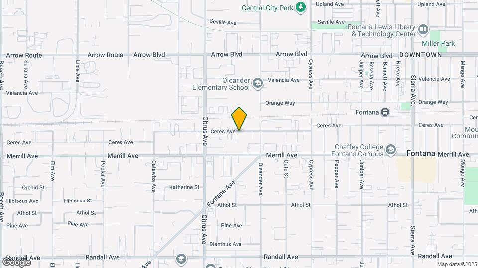 16241 Ceres Ave Map and Location Details