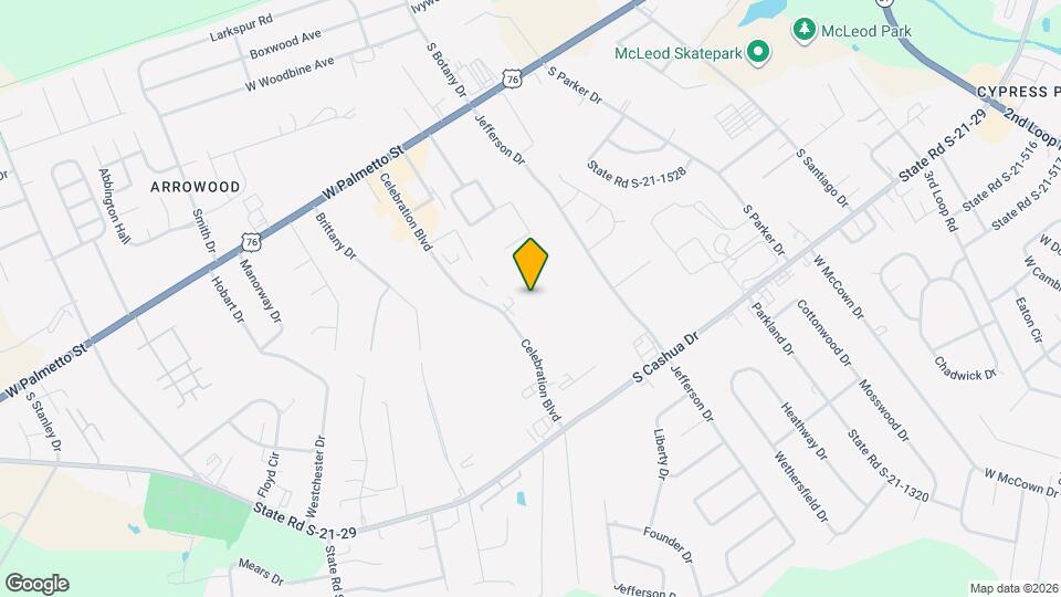 2866a Jubilee Dr Map and Location Details