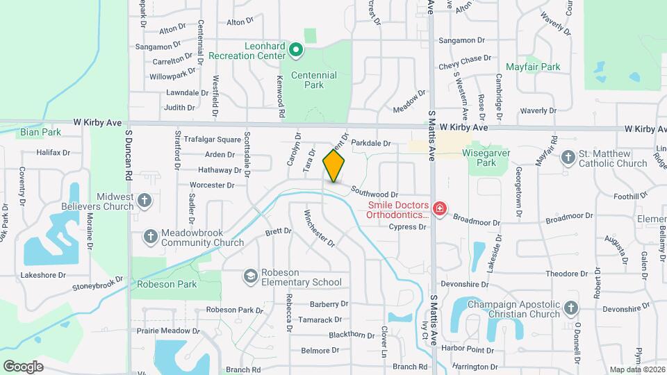 2015 Southwood Dr Map and Location Details