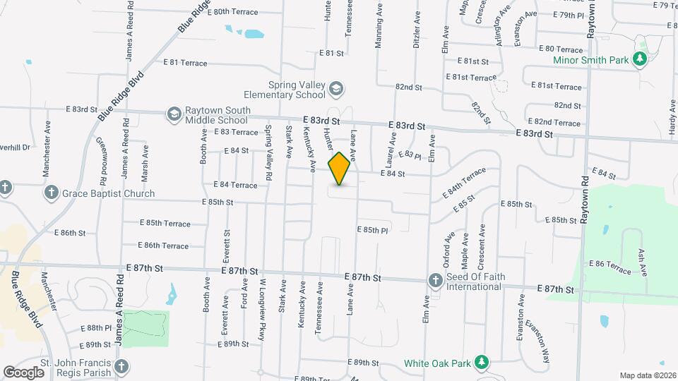 8420 Lane Pl Map and Location Details