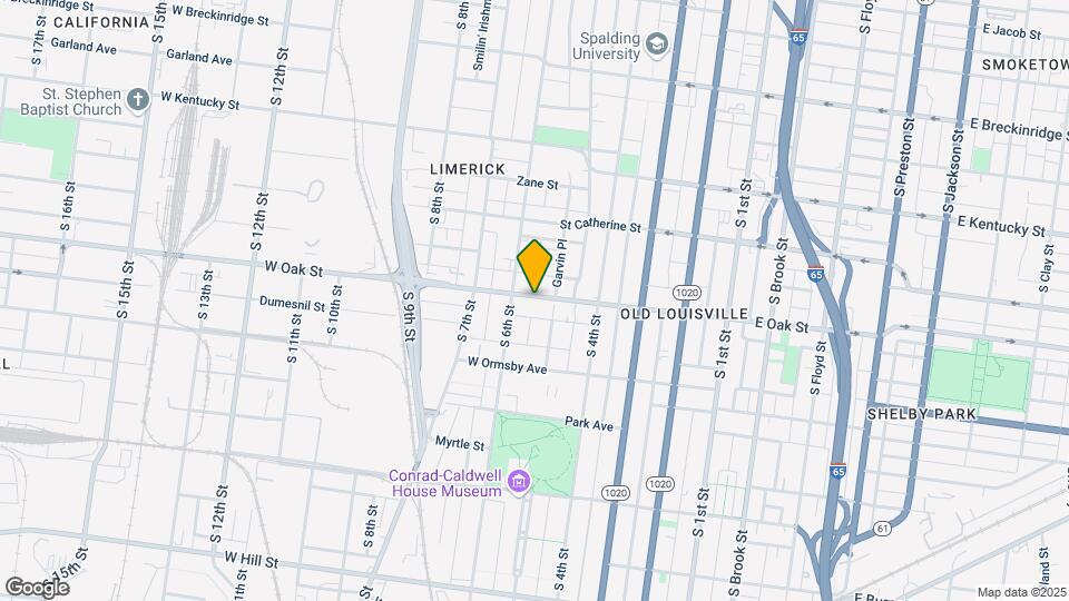 514 W Oak St Map and Location Details