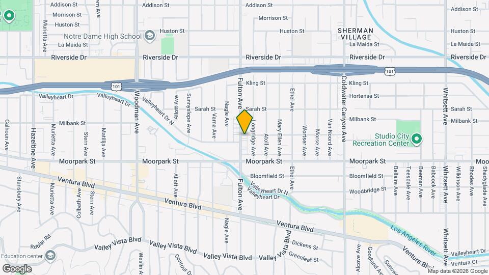 13260 Landale St Map and Location Details