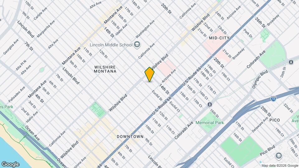 1231 Euclid St, Unit 1 Mapa y Detalles de la Ubicación