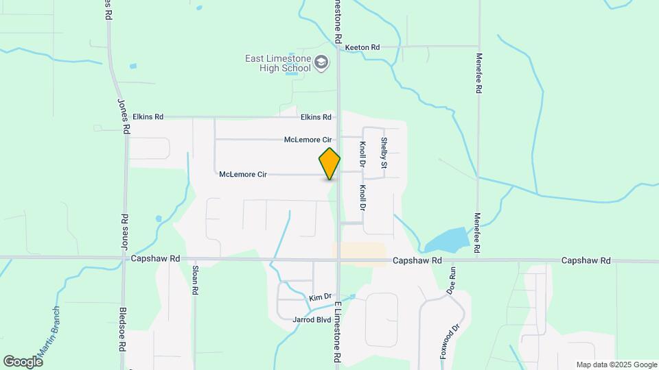 15267 E Limestone Rd Map and Location Details