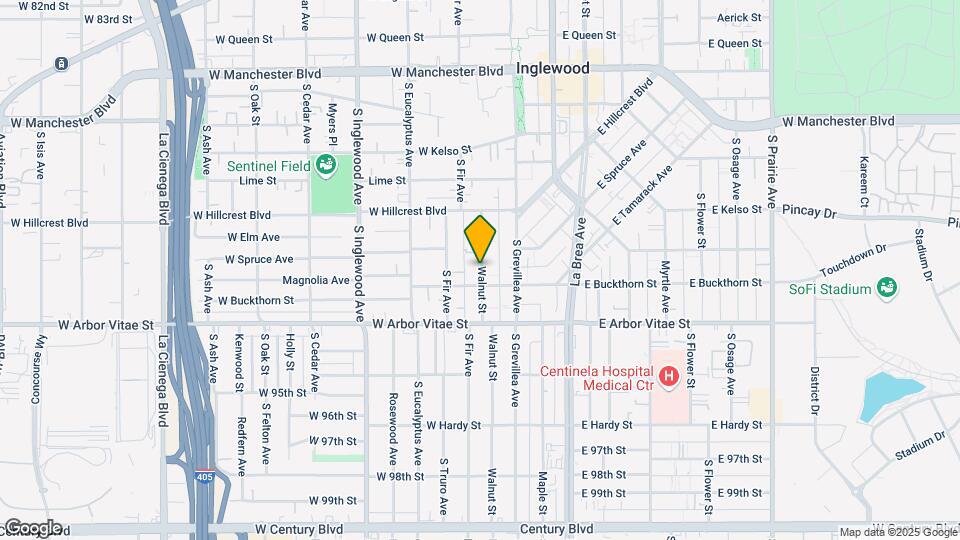 717 Walnut St Map and Location Details