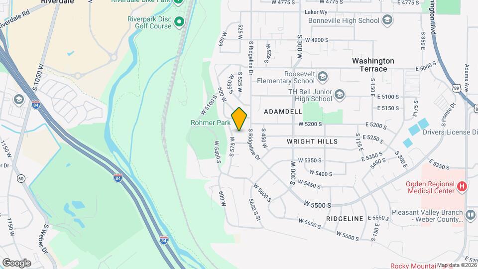 545 W 5225 S Map and Location Details