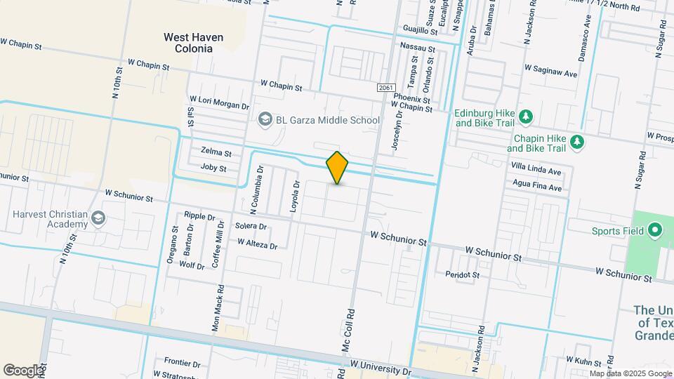 3008 W Driftwood St Map and Location Details