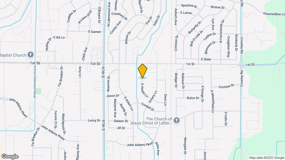 181 S Heath Ln Map and Location Details