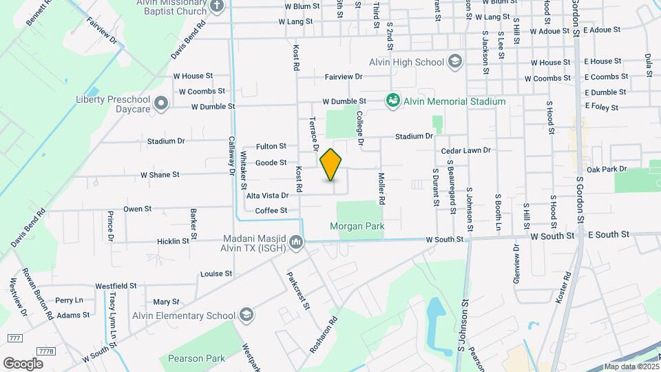 1520 Highland Dr Map and Location Details