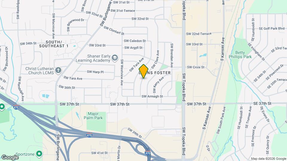 3570 SW Clare Ave Map and Location Details