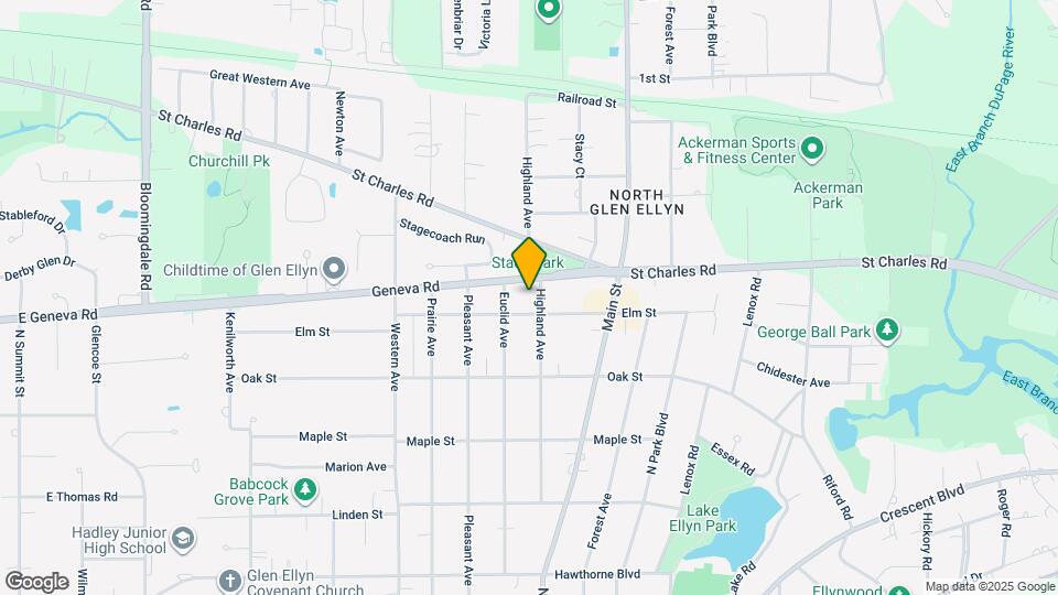 812 Highland Ave Mapa y Detalles de la Ubicación