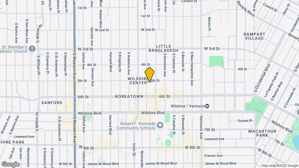 510 S Mariposa Ave Map and Location Details