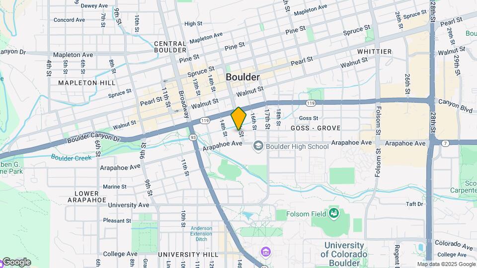 1715 15th St Map and Location Details