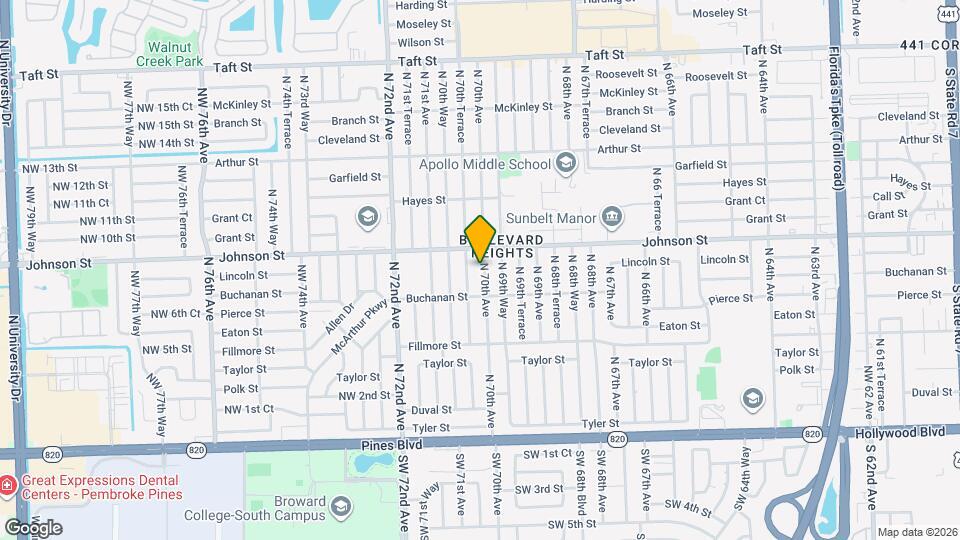 800 N 70th Ave Map and Location Details