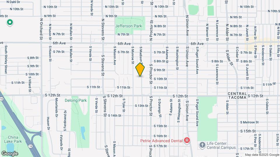 920 S Madison St Map and Location Details