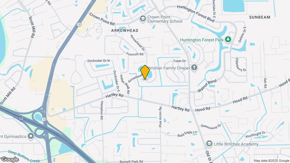 10371 Arrow Bluff Ct Map and Location Details