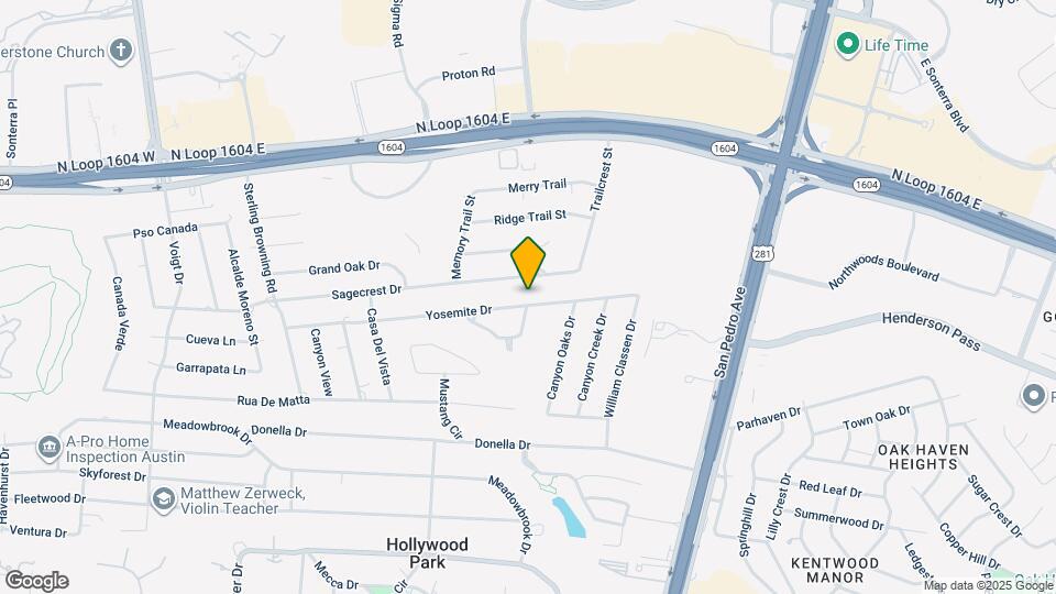 206 Yosemite Dr Map and Location Details