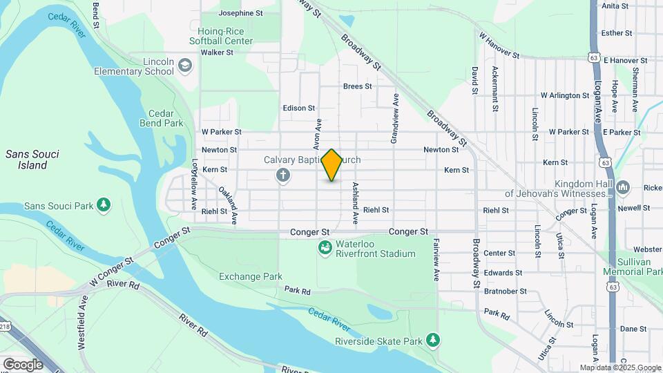 836 Dawson St Map and Location Details