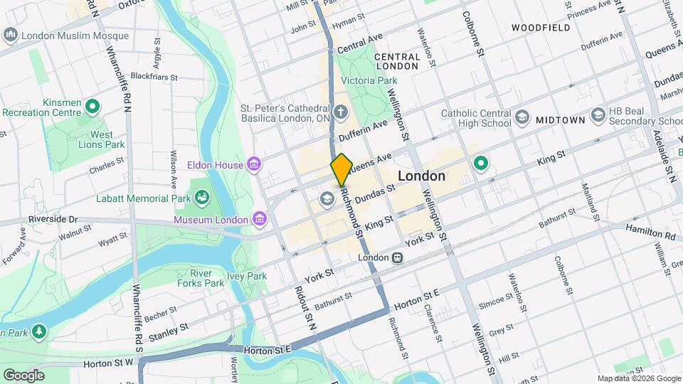 421-425 Richmond St Map and Location Details