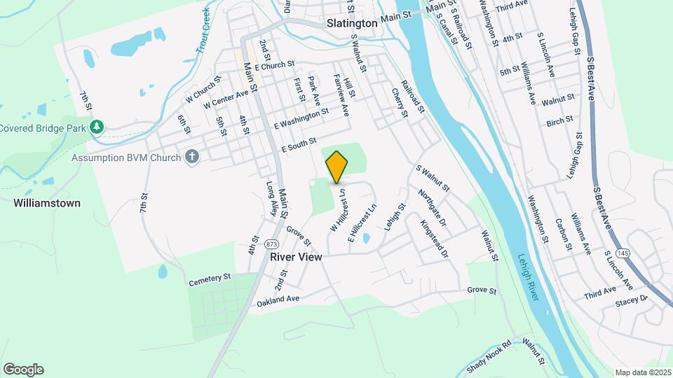 Slatington Apartments Mapa y Detalles de la Ubicación