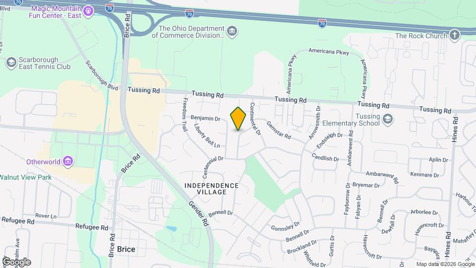 2865 Chatsworth Way Map and Location Details