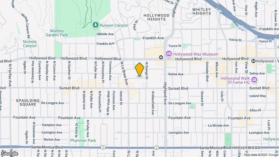 7030 Lanewood Ave Map and Location Details