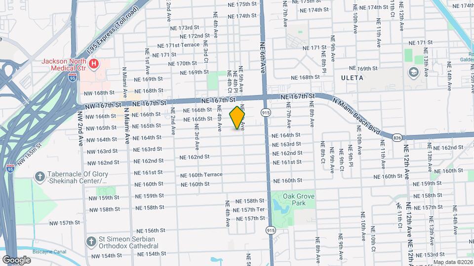 475 NE 164th St Map and Location Details