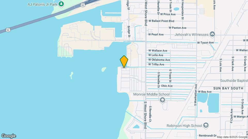 Casa Bahia at Westshore Yacht Club Map and Location Details