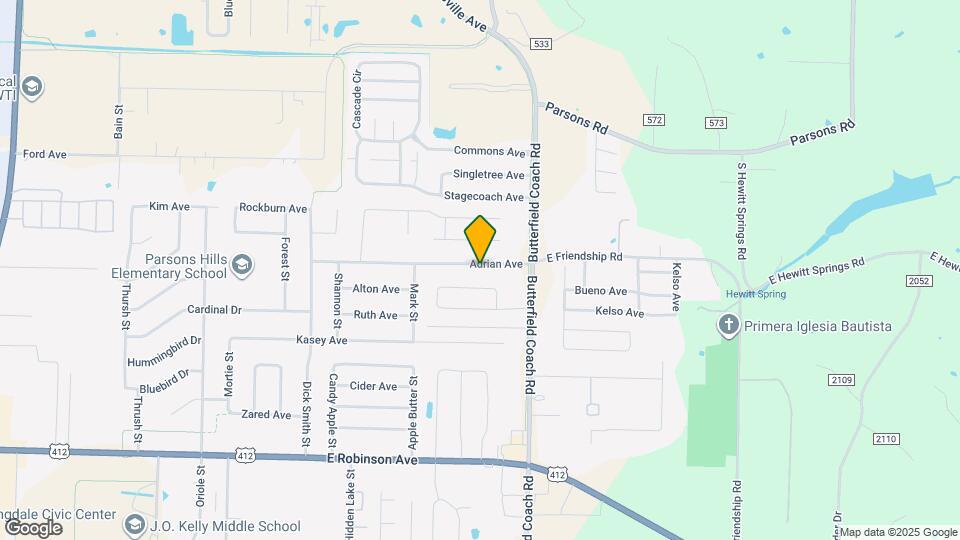 3103 Adrian Ave Map and Location Details