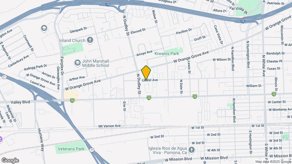 1562 Laurel Ave Map and Location Details