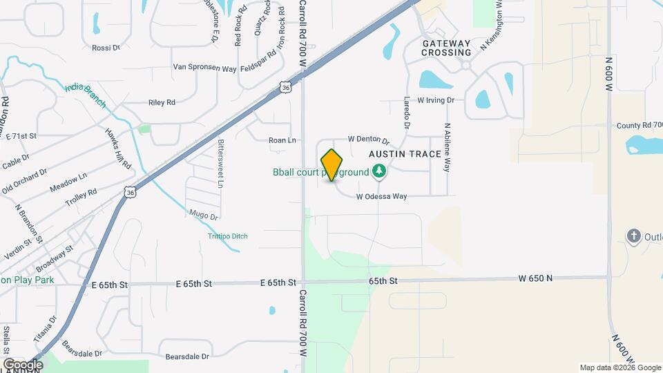 6863 W Odessa Way Mapa y Detalles de la Ubicación