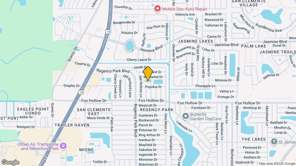 7302 Deerfield Dr Map and Location Details