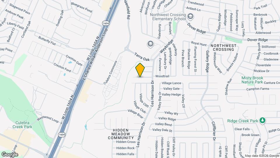 10150 Woodtrail Map and Location Details