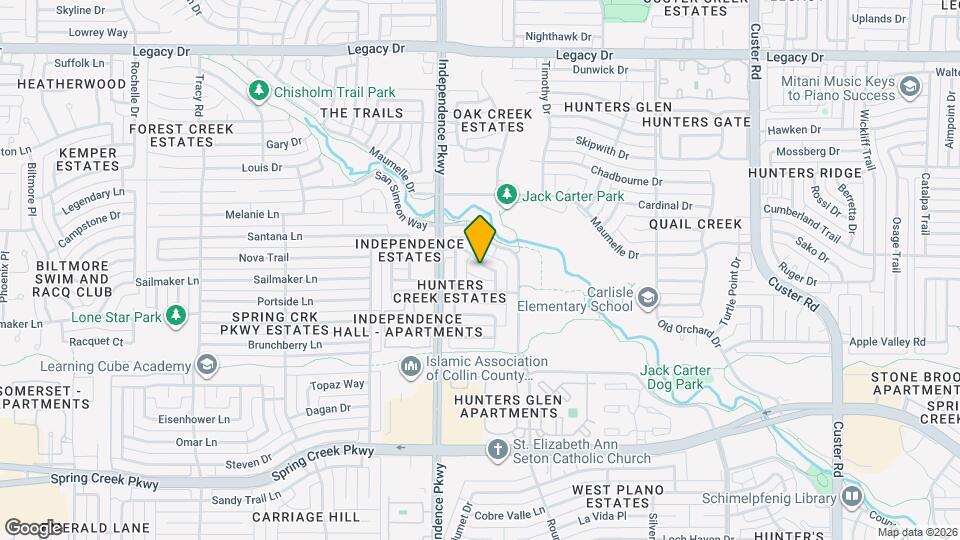 2908 Shadywood Ln Mapa y Detalles de la Ubicación