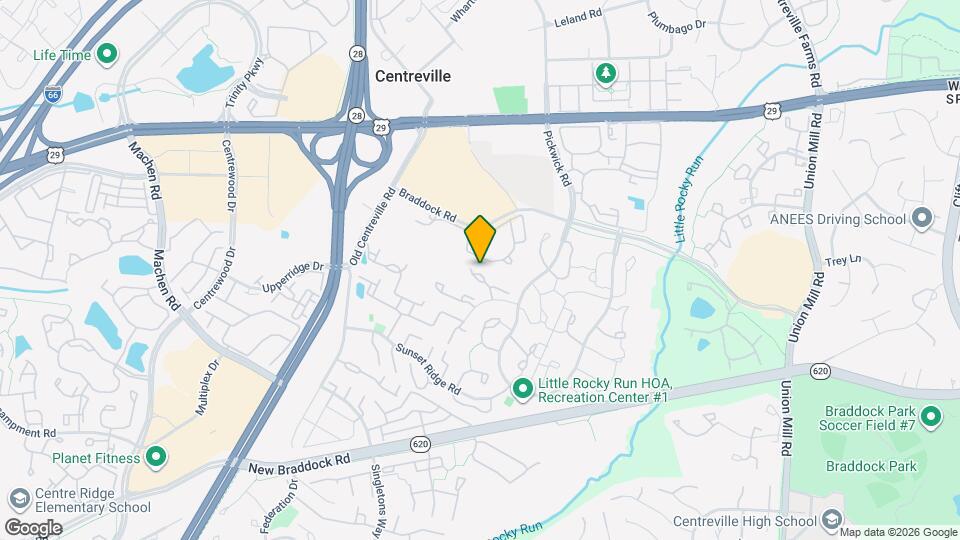 13914 Woods Run Ct Map and Location Details