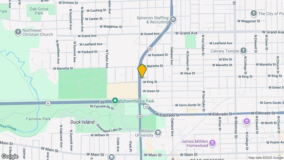 1290 W King St Map and Location Details