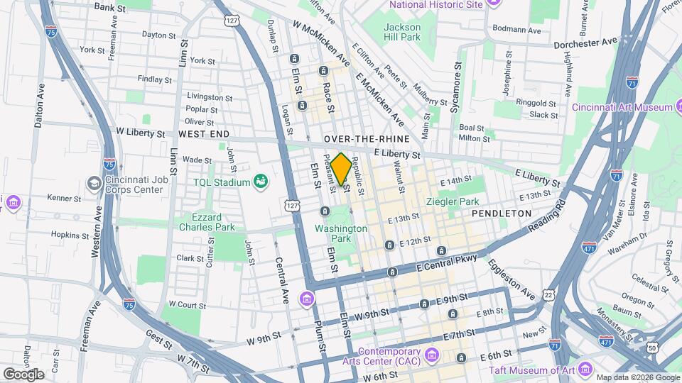 1413 Race St Map and Location Details