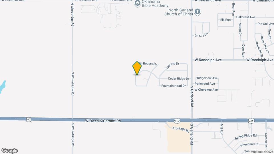 109 S Keystone Dr Map and Location Details