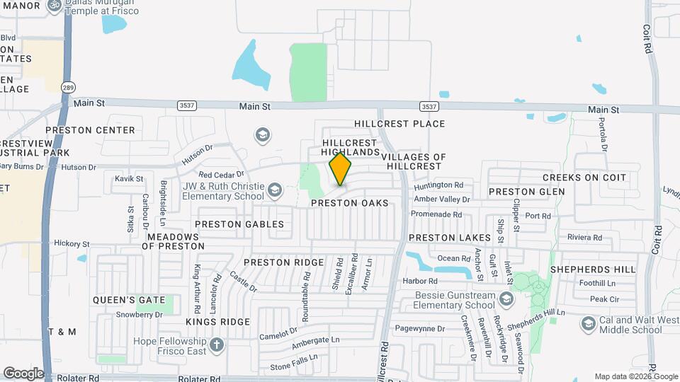 10702 Huntington Rd Map and Location Details