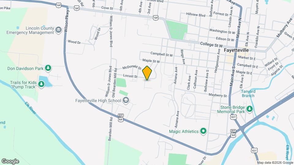 604 Kiwanis Ave Map and Location Details