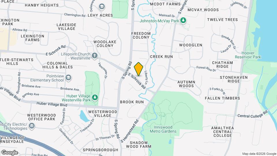 644 E Schrock Rd Map and Location Details