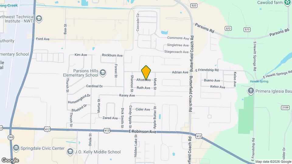 2755 Alton Ave Map and Location Details