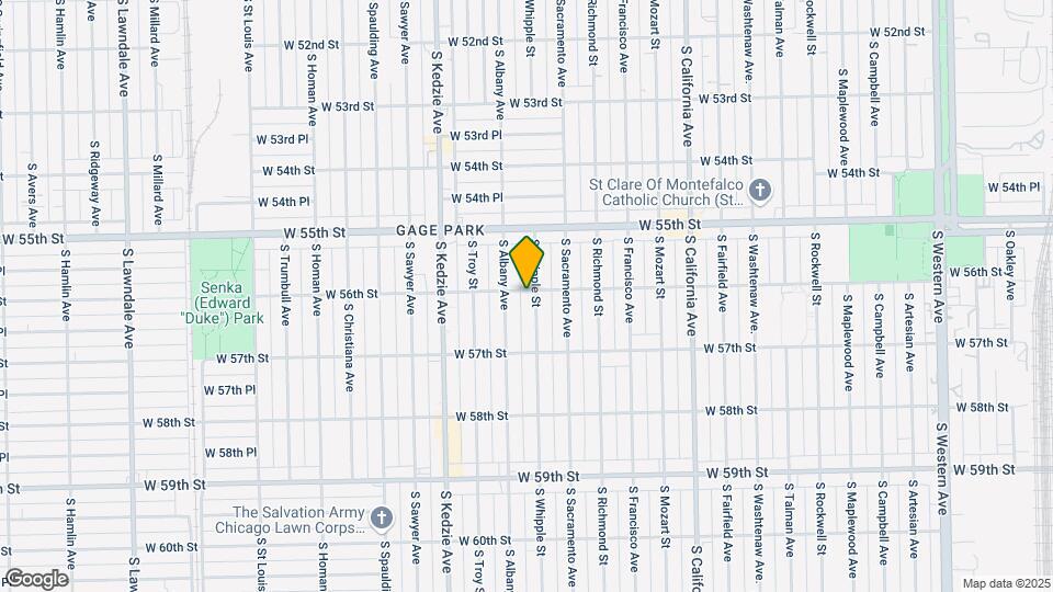 5600 S Whipple St Map and Location Details
