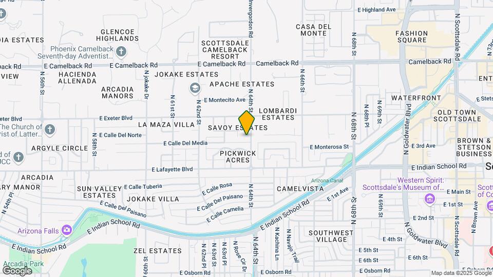 4202 N 64th St Mapa y Detalles de la Ubicación