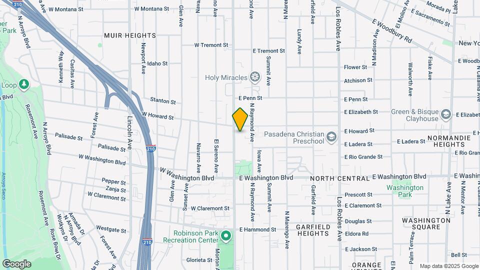 1520 Fair Oaks Ave Map and Location Details